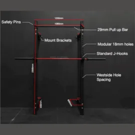 Squat Rack | Foldable Wall Mount Squat Rack - Image 2