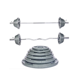 Weights Set | Standard Barbells with 75KG Metal Weights