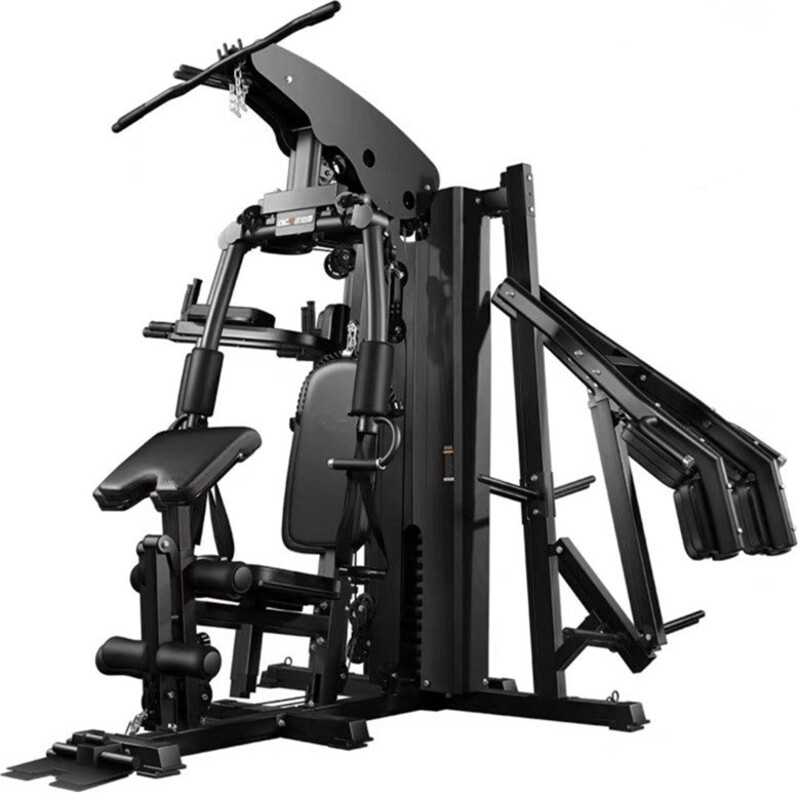 Multi-Function 3 Station Home Gym with 73kg Weights