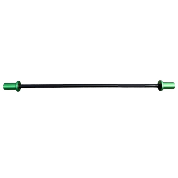 Green barbell handle on white background 650x650 resolution