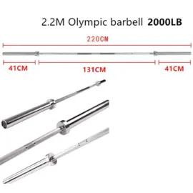Olympic Barbell 2.2m 2000lb 20KG - Image 3