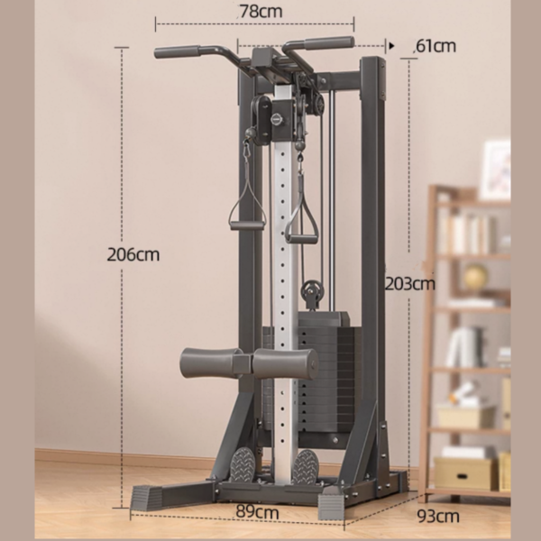 Diameter of pull up machine