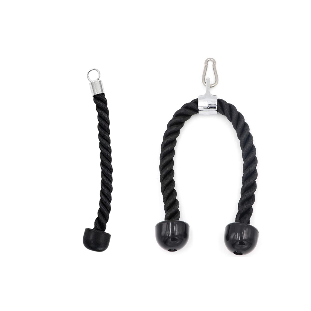 Tricep Rope Cable Attachment Ideal for Home Gym Face Pulls Tricep Push Down Rope System