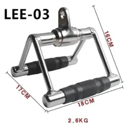 Size detail of the Lat Pull Down machine labeled as LEE-03.