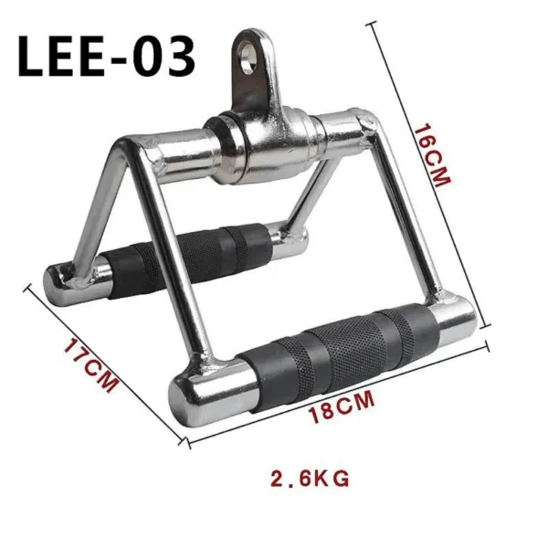 Size detail of the Lat Pull Down machine labeled as LEE-03.