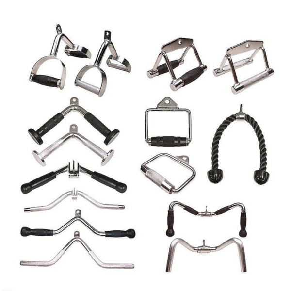 Varieties of Lat Pull Down Attachments 600x600 resolution