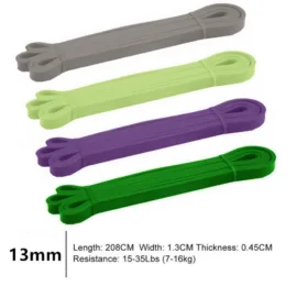 Four 13mm resistance bands