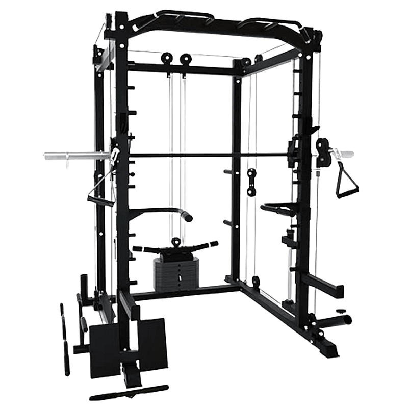 Smith Machine with 45kg Weight Stacks