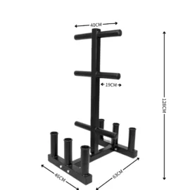Bumper Weights Rack- 6 Barbell Holder - Image 2