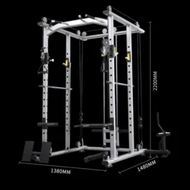 Multi Power Cage+300lb 15kg Barbell
