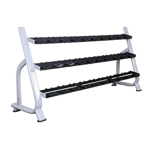 Three Tier Dumbbells Saddle Rack 15 Pairs