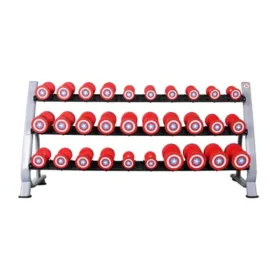 Three Tier 15 Pairs Dumbbell Rack Commercial - Image 3