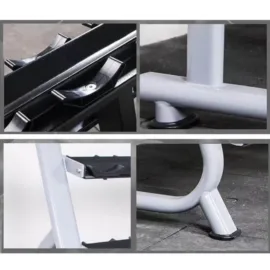 Three Tier 15 Pairs Dumbbell Rack Commercial - Image 5