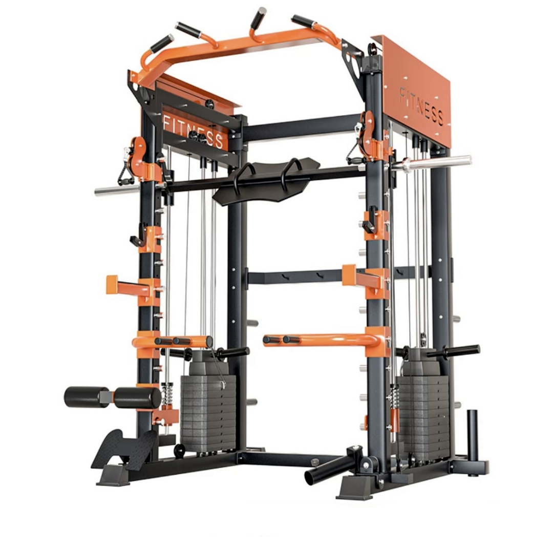 Smith Machine with 126KG Weight Stacks