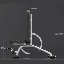 Squat Rack with 70KG Barbell Set and Adjustable Bench - Image 7