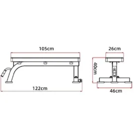 Squat Rack with Bench and 50KG Barbell Weights Set - Image 4