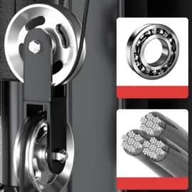 Smith Machine with Decline Bench and 110KG Weights Set - Image 8