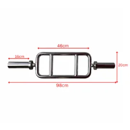 Olympic Triceps Hammer Bar | Silver With Bearing