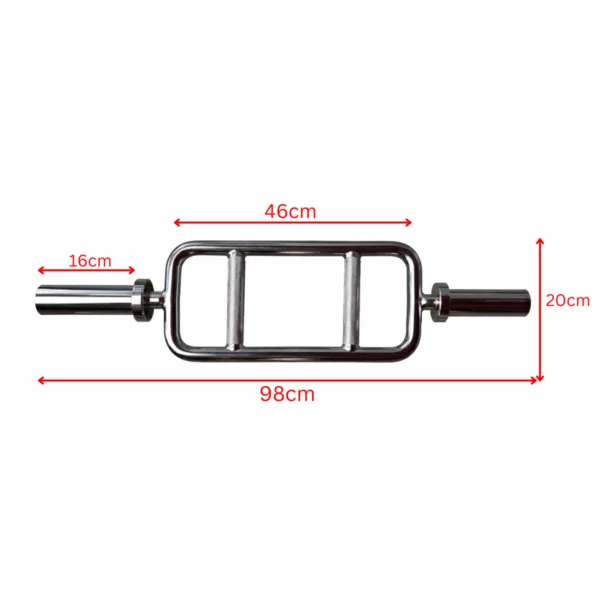 Olympic Triceps Hammer Bar | Silver With Bearing