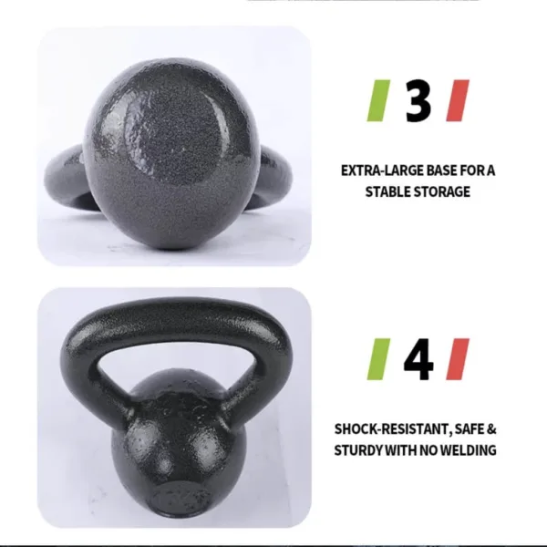 Iron cast kettlebells