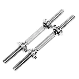 Close grip dumbbell with secure collars for controlled weightlifting.