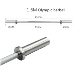 Olympic Barbell｜1.5m 13KG Silver｜Bearing - Image 5