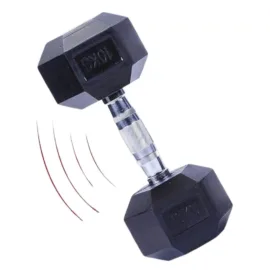Hex Dumbbells | Silver Handle | 1KG-20KG (Sold Individually) - Image 8