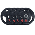 RUBBER COATED IRON OLYMPIC SIZE PLATES