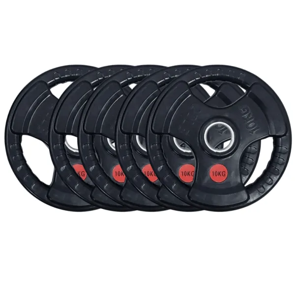 RUBBER COATED IRON OLYMPIC SIZE PLATES