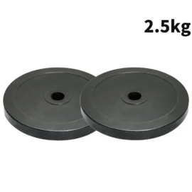 2.5kg Pair Rubber Weight for a balanced and effective strength training session.