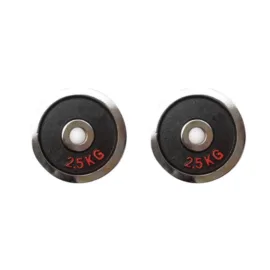 Weight Plates in Red Chrome 50mm - Image 9