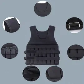 Gym Weight vest with all dimensions