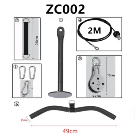 Wall Mount Pulley | Cable Machine Triceps Biceps Pulley System - Image 27