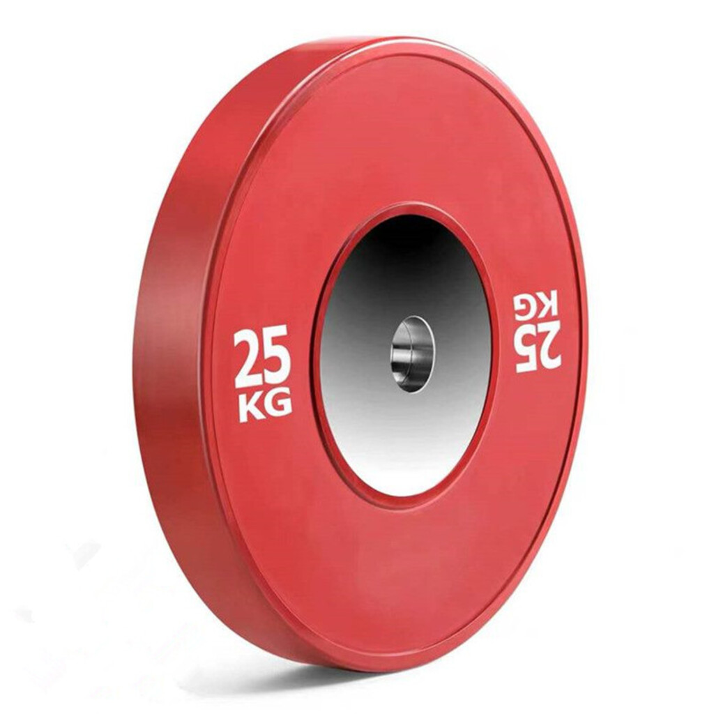 Competition Olympic Bumper Plates Premium Rubber Steel Core – 25KG x 1