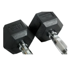 Hex Dumbbells | Silver Handle | 1KG-20KG (Sold Individually) - Image 10