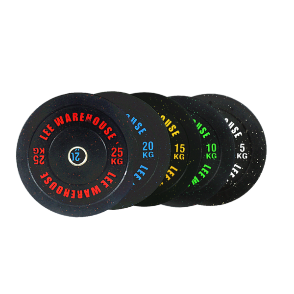 Olympic Bumper Plate, High-Bounce Weight Plates with Steel. For Weight Lifting and Strength Training