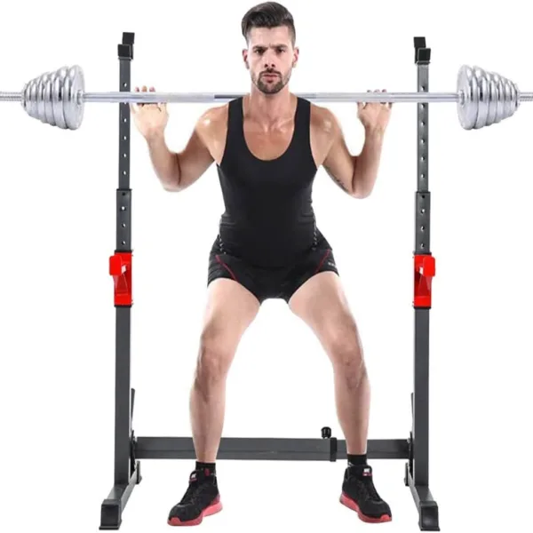 Training on Squat Rack Commercial Half Squat Rack