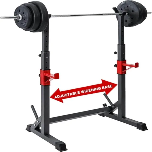 Squat Rack Commercial Half Squat Rack-Adjustable widening base