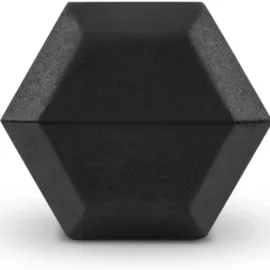 Hexagon shaped dumbbell - Black