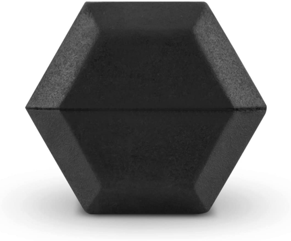 Hexagon shaped dumbbell on white background 600x600 resolution
