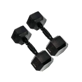 6Kg Black dumbbell set