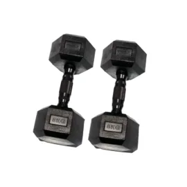 Hex Dumbbells | Black Handle | 1-10 KG (Sold Individually) - Image 18