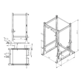 Full Squat Rack Power Cage