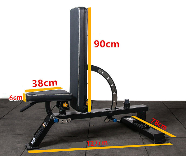 Weight Bench - Adjustable Workout Bench size measurements