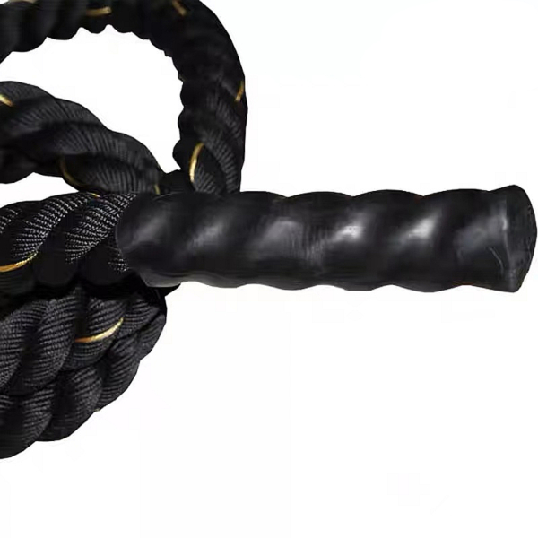 Black Battle Rope Handle
