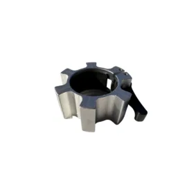 Olympic Barbell Collar in silver