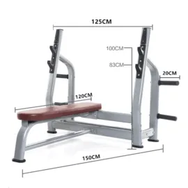Flat Weight Bench Commercial Bench Press Up - Image 5