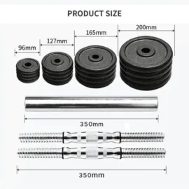 Adjustable Dumbbells | 50KG Dumbbell Set - Image 10