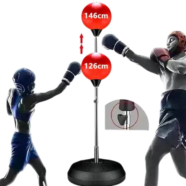 Free-standing Boxing Punch Speed Ball With detailed Part Size.