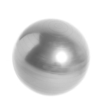 Grey yoga ball - Perfect for enhancing core stability and flexibility during workouts.